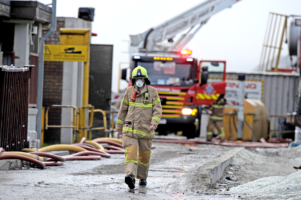 RECYCLING CENTRE FIRE MELBOURNE